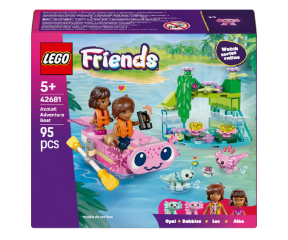 Klocki LEGO® LEGO FRIENDS 42681 Przygoda na aksolotlowej łodzi